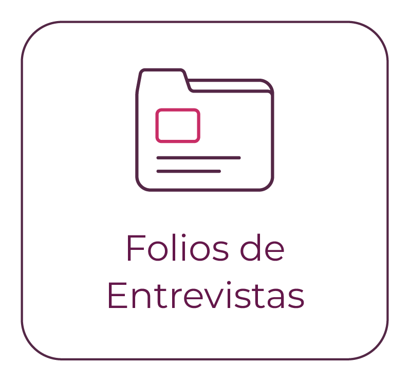 Folios de entrevistas